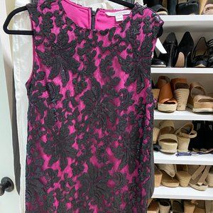 Beaded, sequin cocktail dress